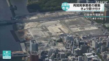 築地市場跡地に新スタジアム建設　今後は東京ドーム何個分の数え方が変わるぞ？