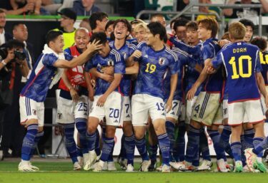 【サッカー】最新のFIFAランクが発表される　６連勝中の日本は１８位に昇格